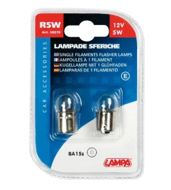 Elettrico-Lampa Coppia de sfera 12v 5w ba15s  58070