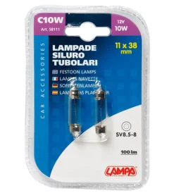 Lampa Elettrico|Coppia de siluro 10wsv8.5 11x38  58111