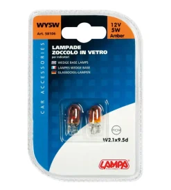 Lampa Elettrico|Coppia de 12v w2 1x9 5d 5w aran  58106