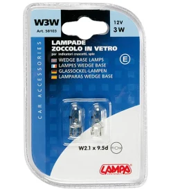 Discount Coppia de zoccolo vetro 3w t10  58103 Elettrico