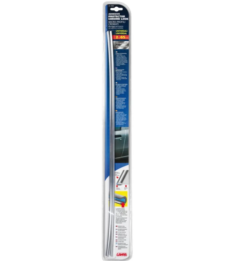 Auto Esterno-Lampa Coppia paracolpi protector chrome 20862