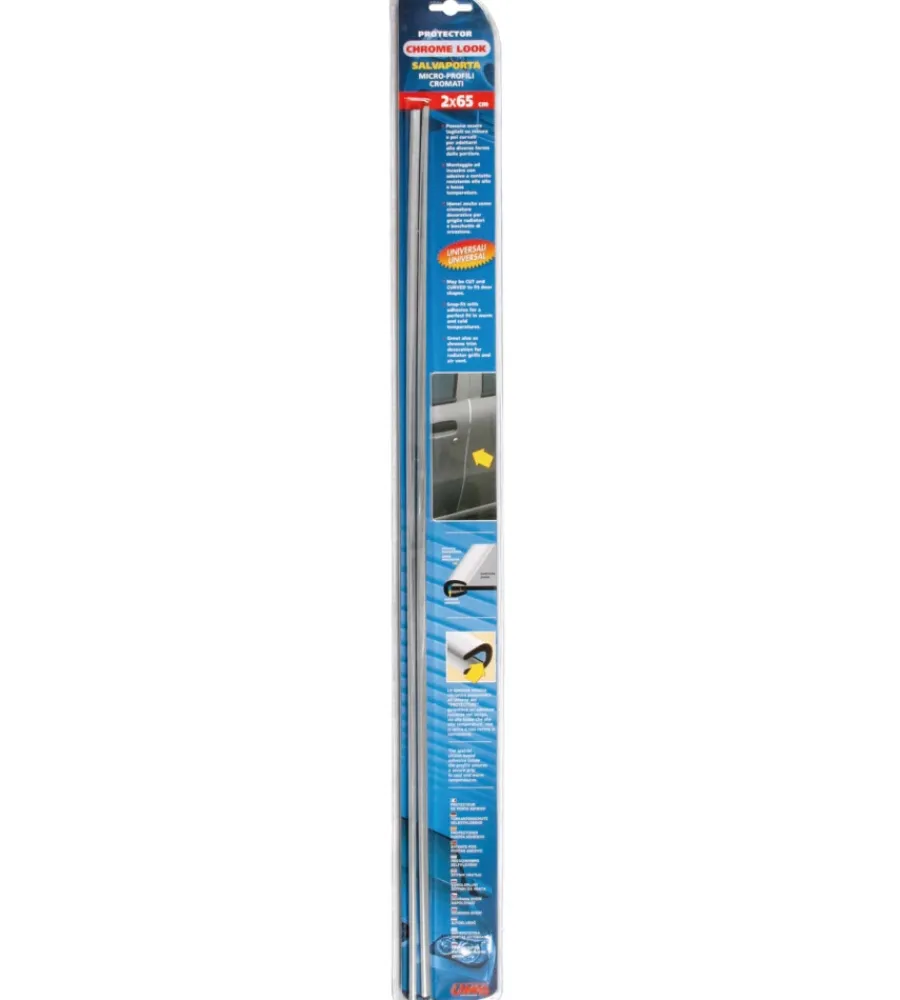 Auto Esterno-Lampa Coppia paracolpi protector chrome 20862