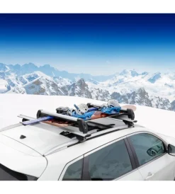 Portaggio-Nordrive Coppia portasci "pro-slider evo aluminium ps-60" argento - n40000