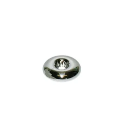 Hot Coppia rosette copritubo cromato Tappi