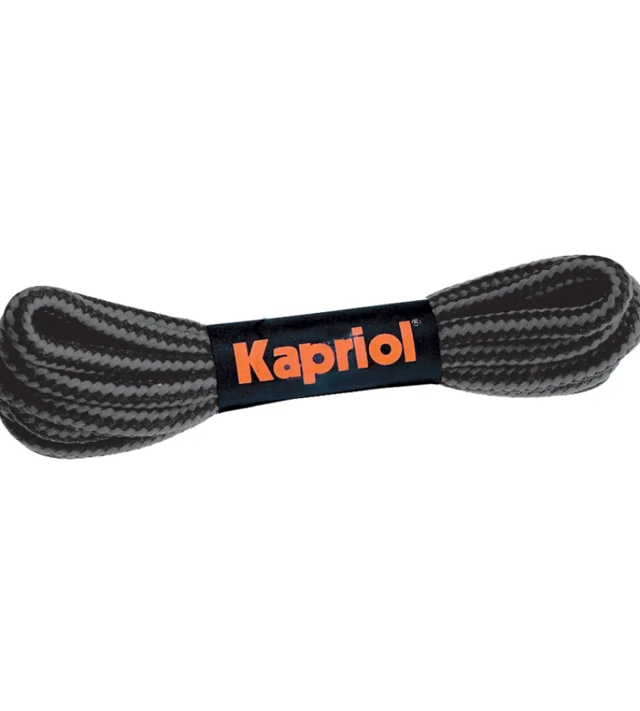 Scarpe Antinfortunistiche|Scarpe Antinfortunistiche-Kapriol Coppia stringhe nero/grigio 150 cm -