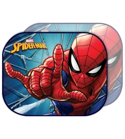 Auto Interno|Coppia tendine auto laterali "spiderman" 44x35 cm