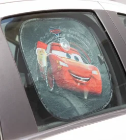 Auto Interno- Coppia tendine auto laterali "disney cars" 44x35 cm