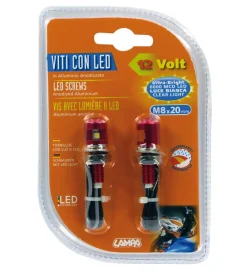 Lampa Moto|Coppia viti luce rosso 90173