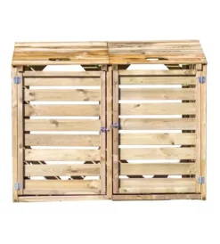 Sale Copribidoni spazzatura "cp 15090" in pino silvestre 150x90x120 cm Contenitori Da Esterno