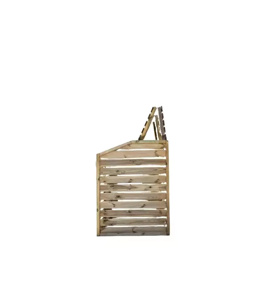 Sale Copribidoni spazzatura "cp 15090" in pino silvestre 150x90x120 cm Contenitori Da Esterno