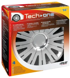 Auto Esterno- Copricerchi per auto active silver - ø 14" pilot 31556