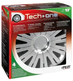 Outlet Copricerchi per auto active silver - ø 13" pilot  31555 Auto Esterno