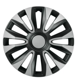 Auto Esterno|Copricerchi per auto avalone silver & black - ø 13"  31620