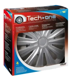 Outlet Copricerchi per auto "multi silver" - ø 16" pilot 31638 Auto Esterno