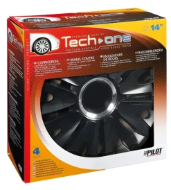 New Copricerchi per auto "royal black" - ø 14" pilot  31551 Auto Esterno