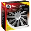 Auto Esterno-Lampa Copricerchi per auto "sepang" silver & black - ø 14" pilot  31656