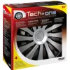 Auto Esterno-Lampa Copricerchi per auto "sepang" silver & black - ø 16" pilot  31658