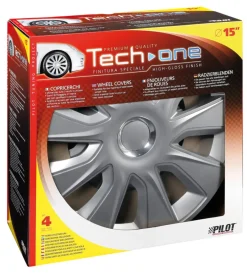 Best Copricerchi per auto "stratos rc silver" - ø 15" pilot 31597 Auto Esterno