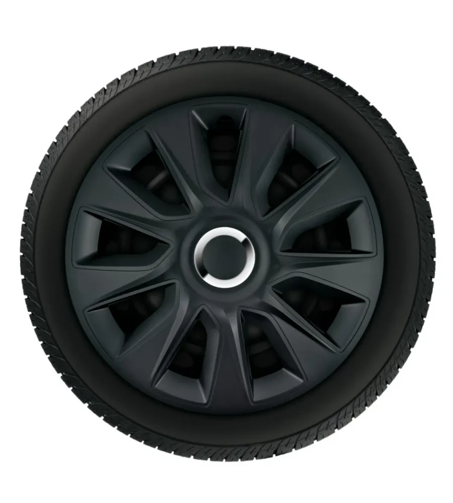 Auto Esterno-Lampa Copricerchi per auto "stratos rc black" - ø 13" pilot 31605