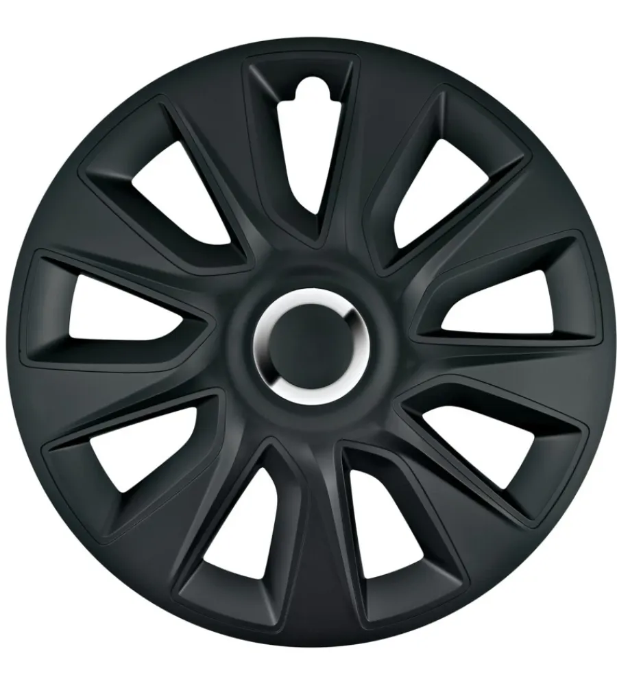 Auto Esterno-Lampa Copricerchi per auto "stratos rc black" - ø 13" pilot 31605