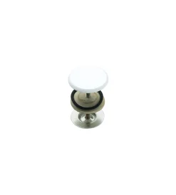 Idro-Bric Tappi|Copriforo per lavabo bianco diametro 50 mm