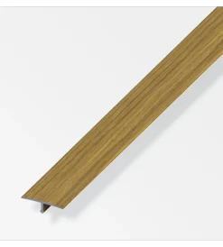 Ferramenta Per Mobili E Infissi-Alfer aluminium Coprigiunto 25 alluminio rovere - 1 metro.