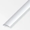 Ferramenta Per Mobili E Infissi-Alfer aluminium Coprisoglia  30 x 5  alluminio argento  autoadesivo   1 metro.