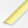 Ferramenta Per Mobili E Infissi-Alfer aluminium Coprisoglia 40x5 alluminio ottonato autoadesivo - 1 metro.