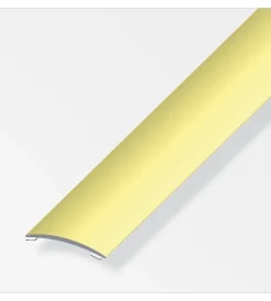 Ferramenta Per Mobili E Infissi-Alfer aluminium Coprisoglia 40x5 alluminio ottonato autoadesivo - 1 metro.