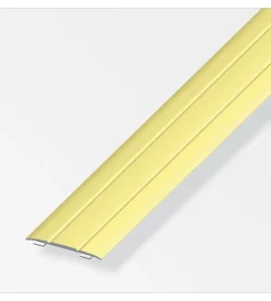 Ferramenta Per Mobili E Infissi-Alfer aluminium Coprisoglia 37x2,5 alluminio ottonato autoadesivo 1 metro.