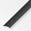 Ferramenta Per Mobili E Infissi-Alfer aluminium Coprisoglia 30x5 pvc nero forato - 1 metro.
