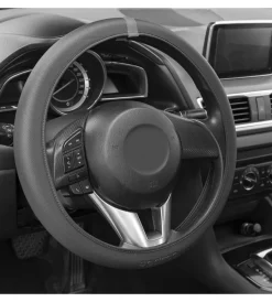 Auto Interno-Sparco Coprivolante auto nero in pvc