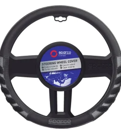 Auto Interno-Sparco Coprivolante auto universale grigio/nero anti dissolvenza - sps101