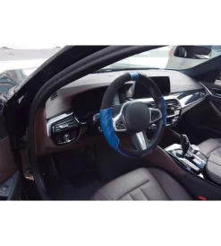 Hot Coprivolante universale per auto "sport line" in poliestere blu e nero Auto Interno