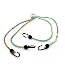 Clearance Corda elastica portapacchi "a ragno" - ganci metallo - 8 bracci - 2 pz. Sistemi Di Fissaggio