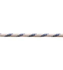 New Corda in poliestere ø 6 mm. bianco/blu 120 mt. Sistemi Di Fissaggio
