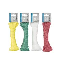 Discount Corda in polipropilene ø 4 x 10 mt. colori assortiti Sistemi Di Fissaggio