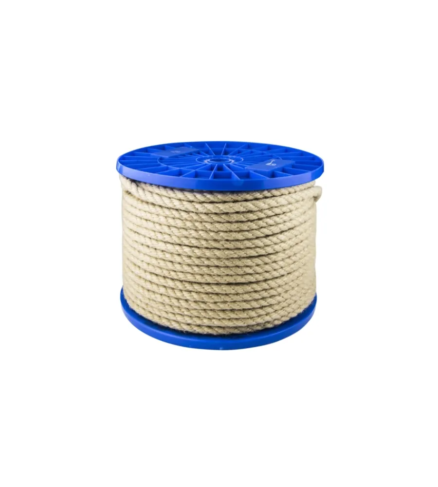 Sistemi Di Fissaggio- Corda in polipropilene color canapa ø 8 mm. 80 mt.