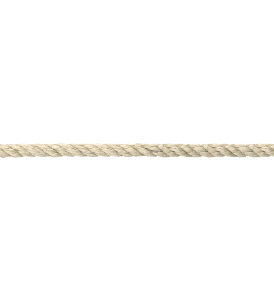 Corda in sisal ø 8 mm. naturale 100 mt. Sistemi Di Fissaggio
