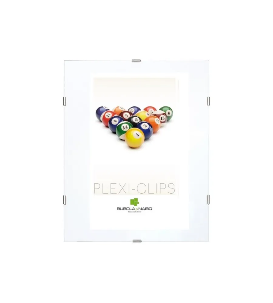 Bubola&Naibo Decorazione Pareti|Cornice a giorno in plexiglass con fondo in mdf - 70 x 100 cm