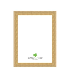 Bubola&Naibo Decorazione Pareti|Cornice in legno colore rovere "tulipa" - 13 x 18 cm