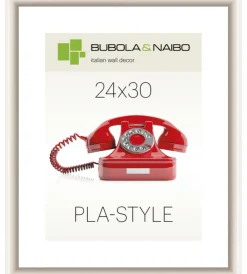 Decorazione Pareti-Bubola&Naibo Cornice in plastica colore bianco "pla-style" - 24 x 30 cm