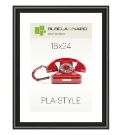 New Cornice in plastica colore nero "pla-style" - 18 x 24 cm Decorazione Pareti