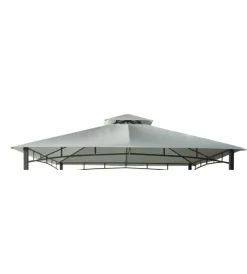 Outlet Cover di ricambio per gazebo da esterno eurogarden "deluxe" in poliestere ecrù 3x3 m Coperture Per Esterno E Accessori