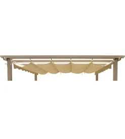 Coperture Per Esterno E Accessori-EuroGarden Cover di ricambio per gazebo da esterno "daiana" beige 3x3 m