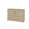 Credenze E Buffet-BellaHome Credenza "pamplona" 3 ante e 2 cassetti, 135x40x95 cm