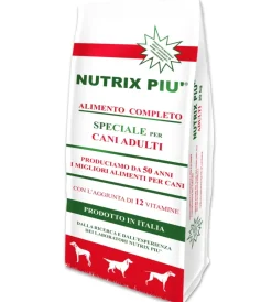 Alimenti Secco Cane-Nutrix Più Crocchette per cani nutrix piu' adulto di tutte le taglie con 12 vitamine 20 kg