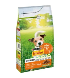 Friskies Alimenti Secco Cane|Crocchette per cani purina "mini menu" adulto di taglia piccola con pollo 1,5 kg