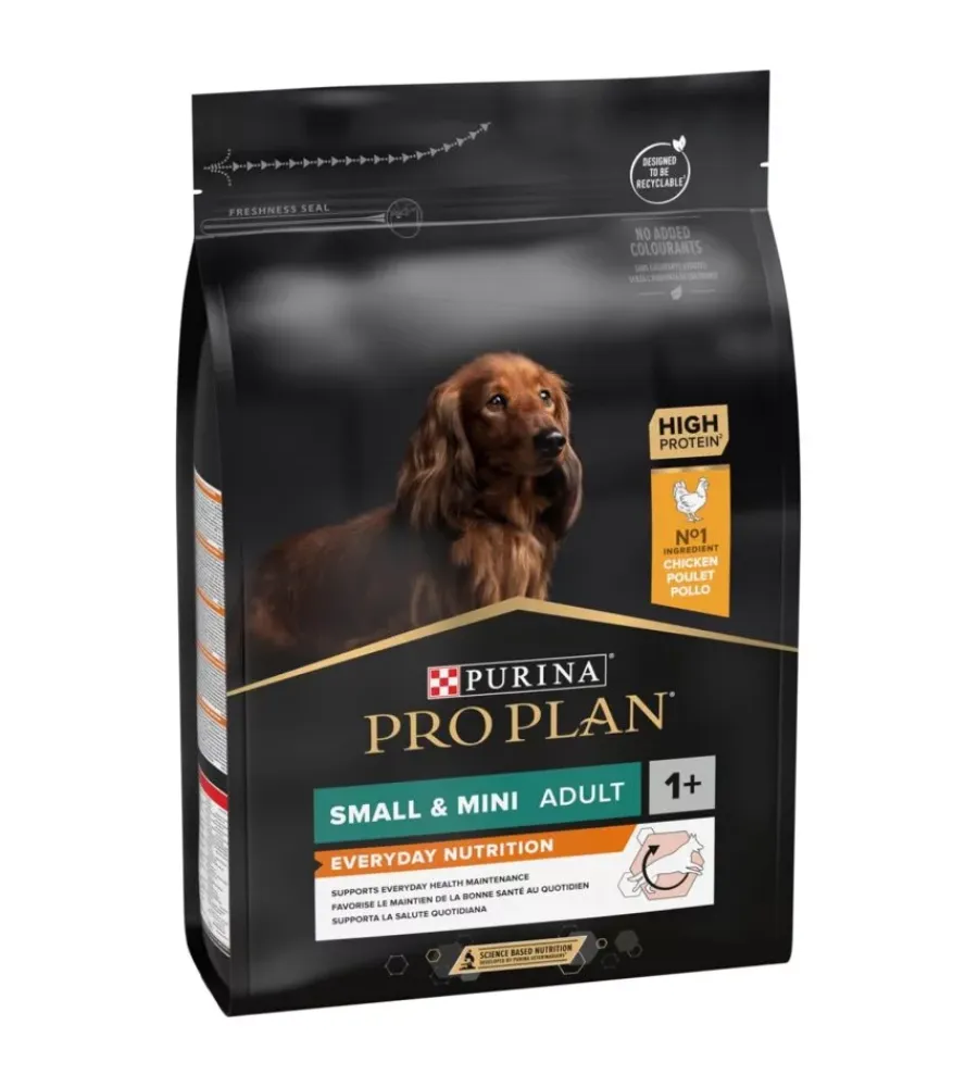 Alimenti Secco Cane-Purina Crocchette per cani "pro plan" adulto di taglia piccola con pollo everyday nutrition 3 kg