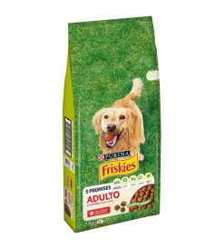 Best Crocchette per cani friskies adulto di tutte le taglie con manzo, cereali e verdure 12 kg Alimenti Secco Cane